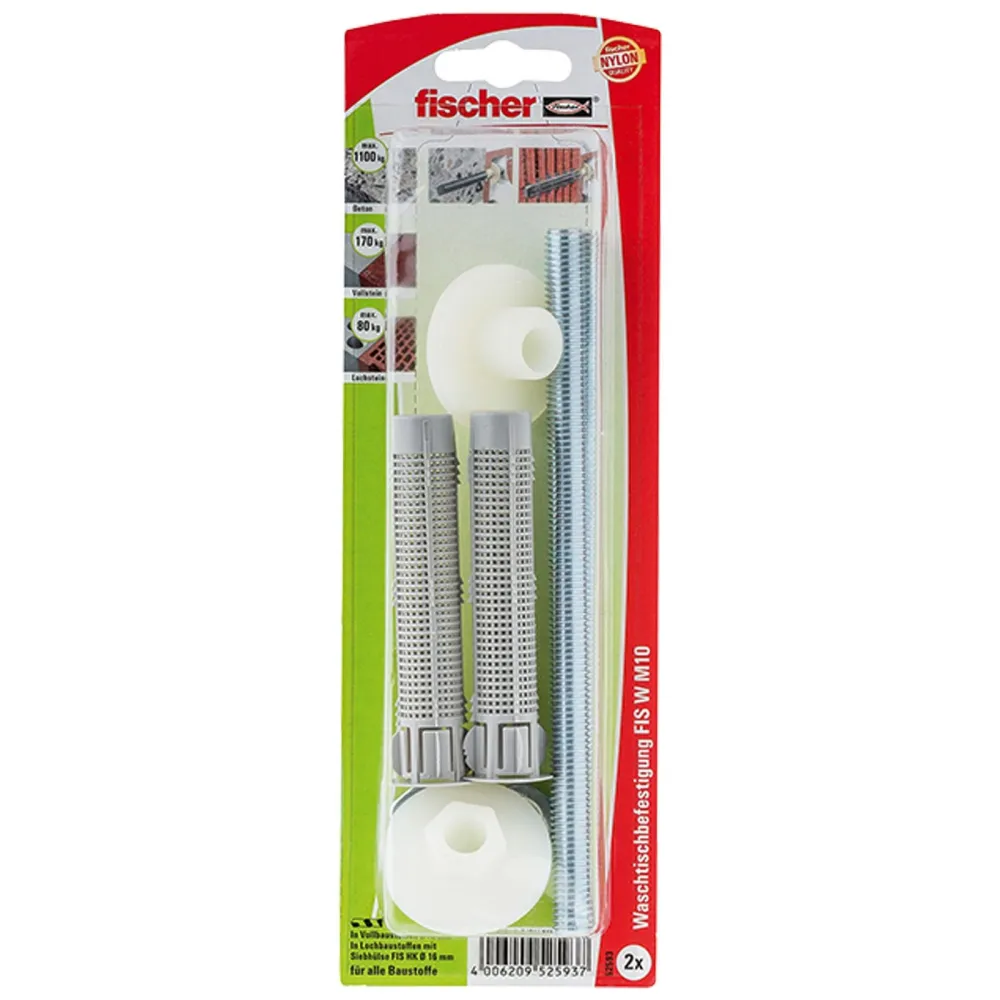 Fischer Injektionsmörtel Waschtischbefestigung FIS W M 10 - 52593