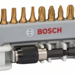 Bosch Schrauberbit-Set Max Grip 11tlg. PH PZ Torx Schnellwechselhalter - 2608522126