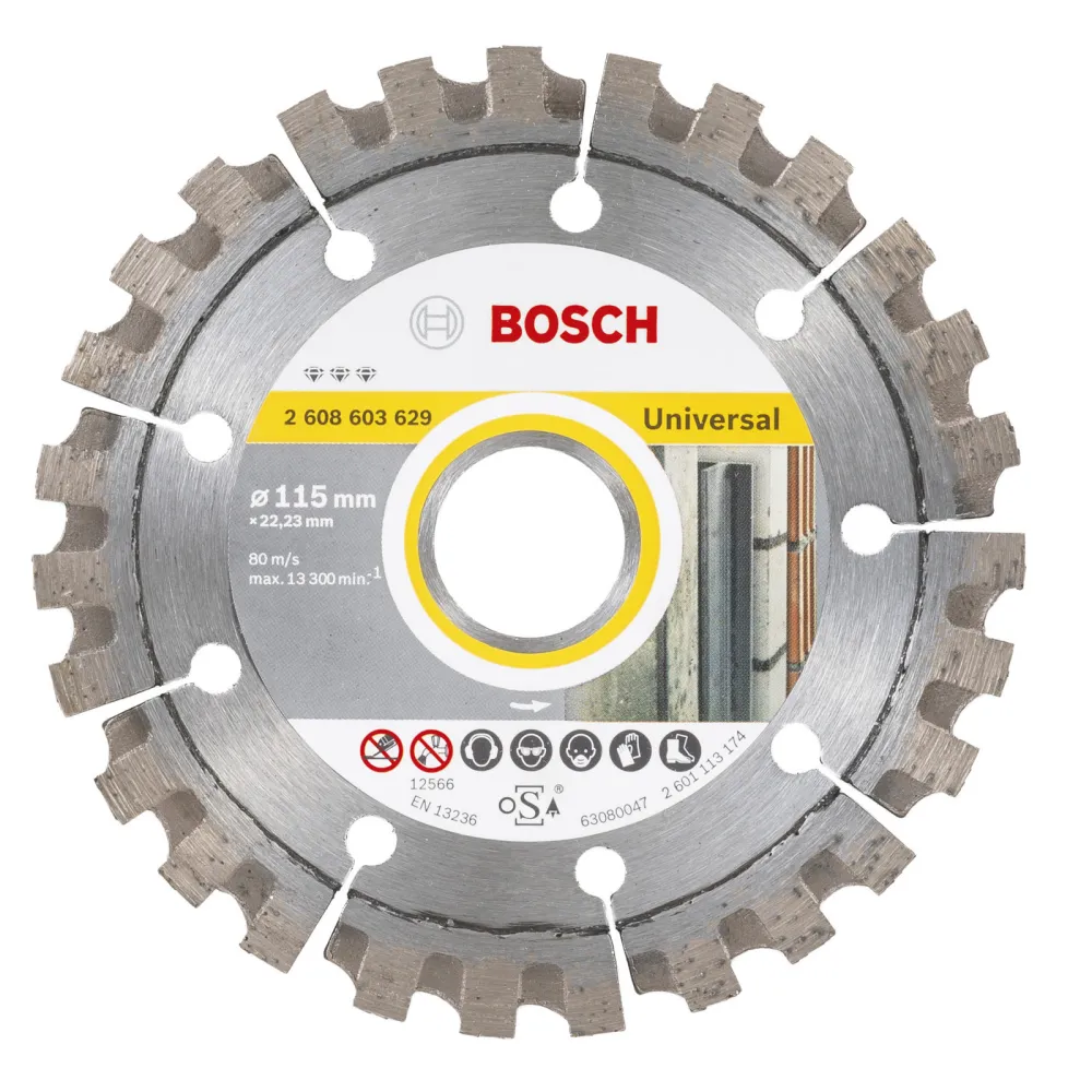 Bosch Diamanttrennscheibe Best Universal, 115 x 22,23 x 2,2 x 12 mm -2608603629