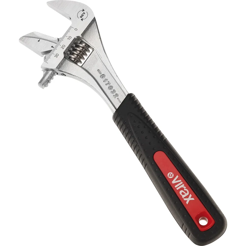 VIRAX Schraubenschlüssel 10'' mit beidseitig verwendbarem Greifer - 17032