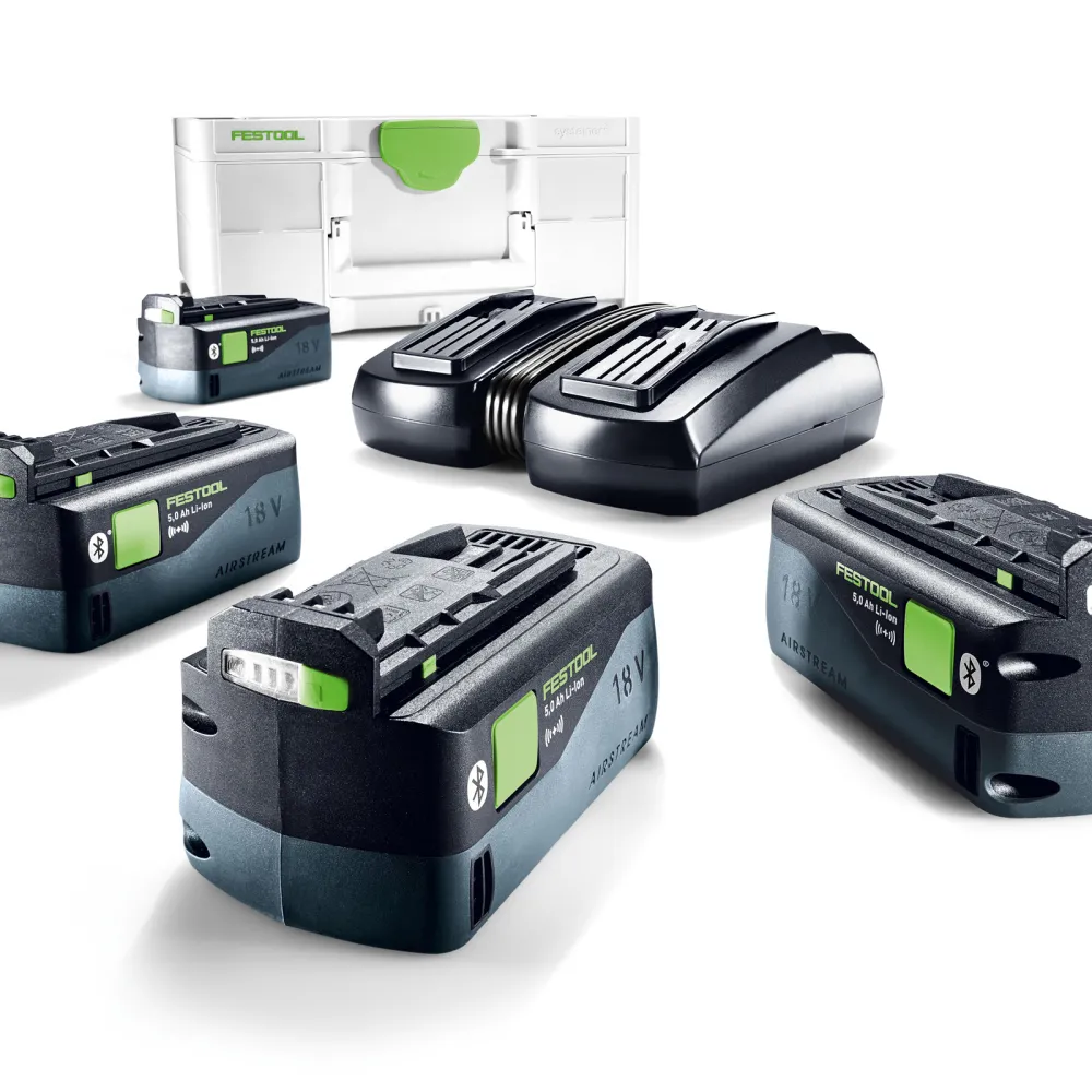 Festool Energie-Set SYS 18 V 4x 5,0 + TCL 6 DUO im Systainer - 577709