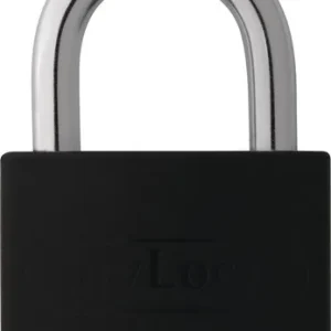 ABUS Zylindervorhangschloss T65AL/40 schw.Lock-Tag Schlossk.-B.43mm Alu.versch.-schl. - 80286 7
