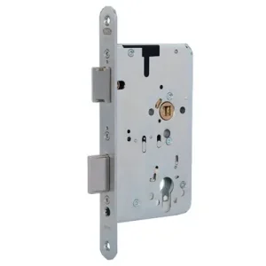 BKS Panik-Einsteckschloss 2327 Fkt.E rd 24/65/72/9mm DIN L/R VA 2-flg - B-23270-27-L-8
