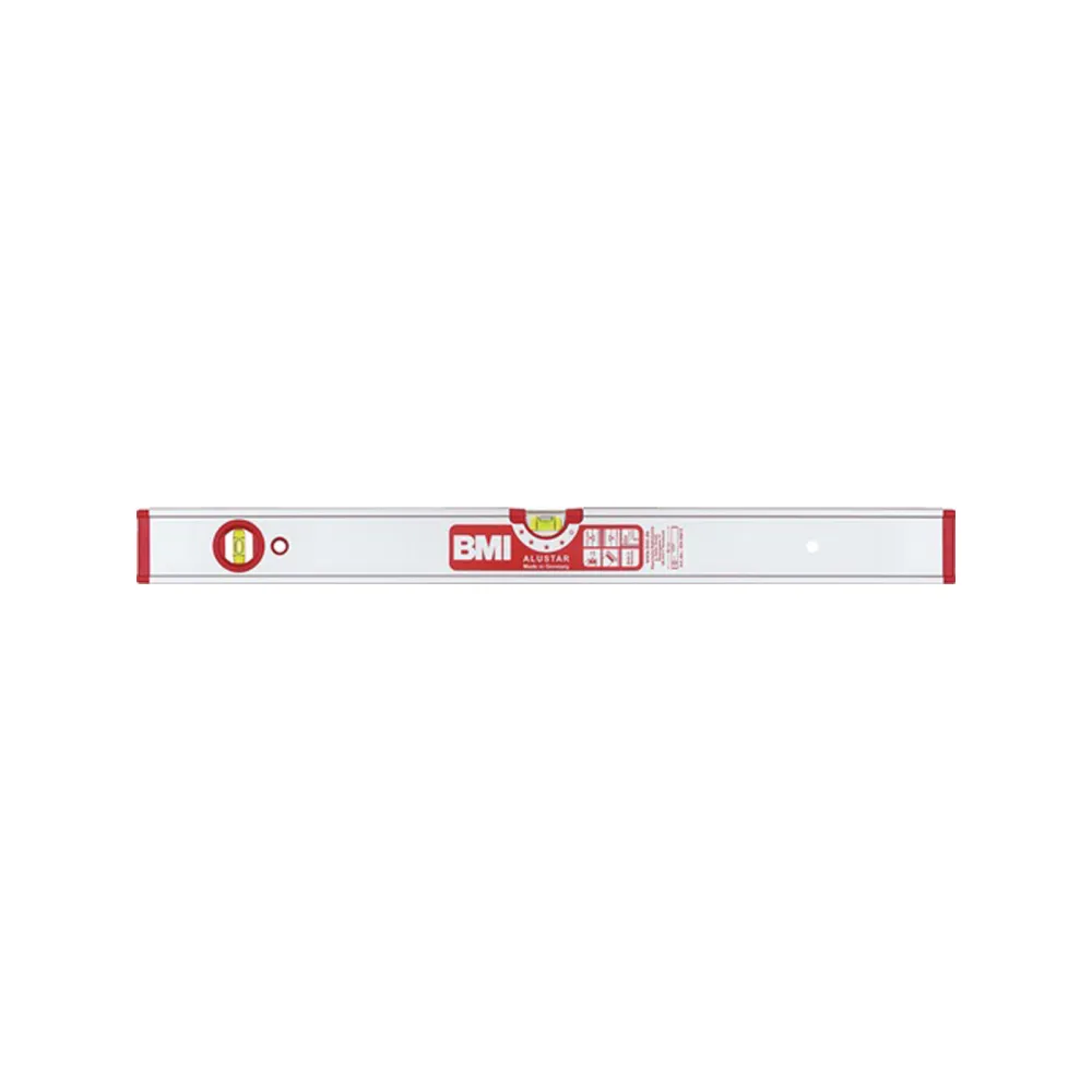 BMI Wasserwaage ALUSTAR 120cm Alu.silber ± 0,5 mm/m - 694120 E