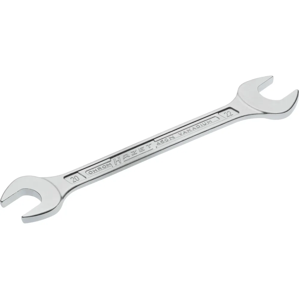 Hazet Doppelmaulschlüssel 450N 20x22mm L.238,9mm verchr - 450N-20X22