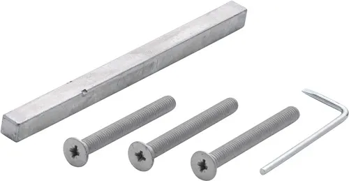HOPPE Bef-set.D/D Schnellstift 2210/3310 Drückerschutzgarnituren 8x155mm 72-77mm - 3689157