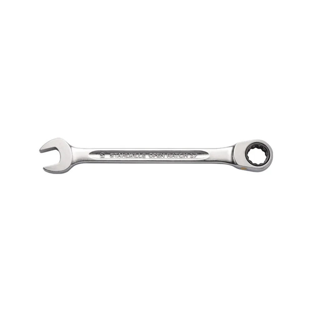 STAHLWILLE Maulringratschenschlüssel 17F SW 13mm L.182mm - 40171313