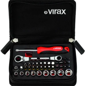 VIRAX 1/4" Kompakte Steckschlüssel + Bits Set - 41 Stk - 310400